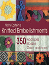 Imagen de portada para Knitted Embellishments